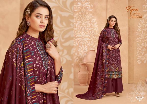 Fyra Shazia Designer Pashmina Digital Printed Salwar